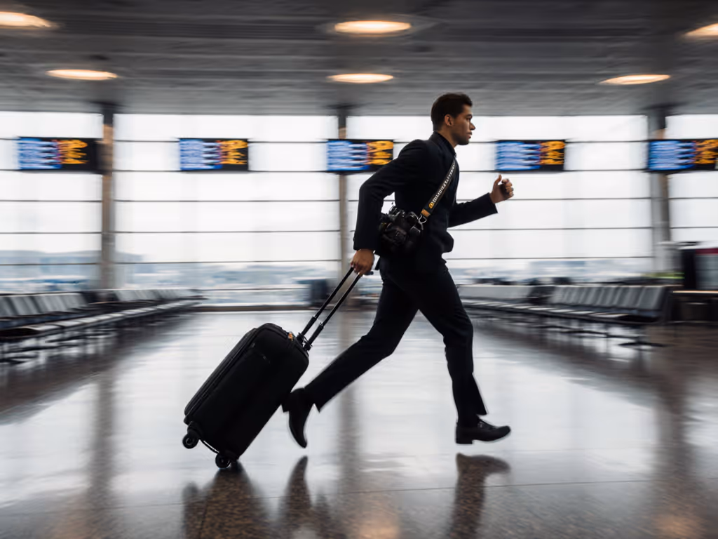 photographer_sprinting_through_airport_with_rolling_camera_bag