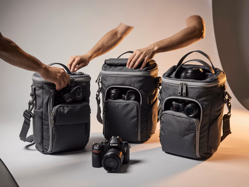 photographer-testing-camera-bag-access-speed