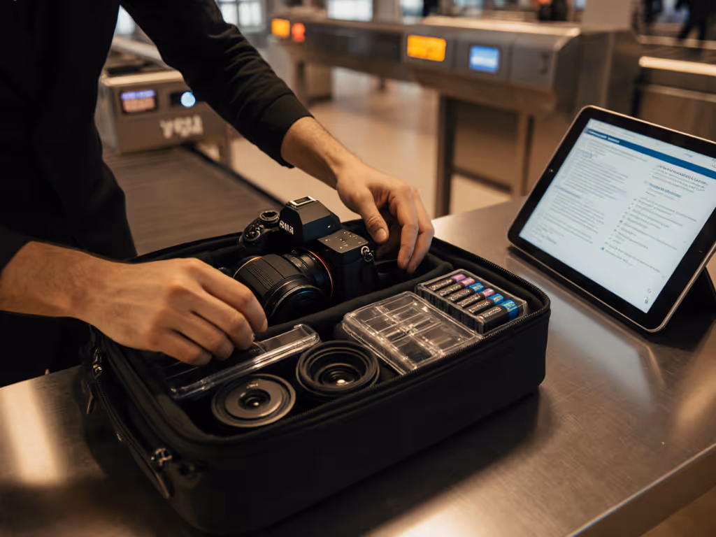 Airline Camera Bag Rules: Your TSA-Approved Travel Checklist