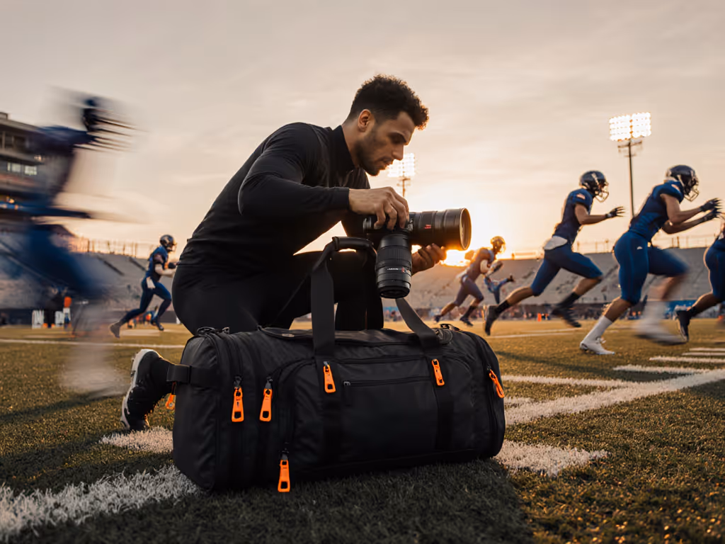 Stop Missing Shots: Fast Access Sports Duffle Bags