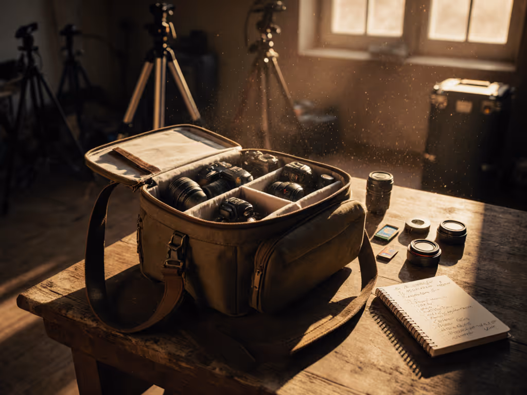 Find Your Frame-Ready Camera Bag: Body, Gear & Workflow Match